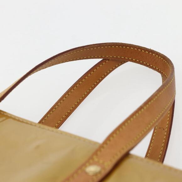 LOUIS VUITTON Monogram Vernis Reade MM Hand Bag Beige M91141 - Picture 8 of 12